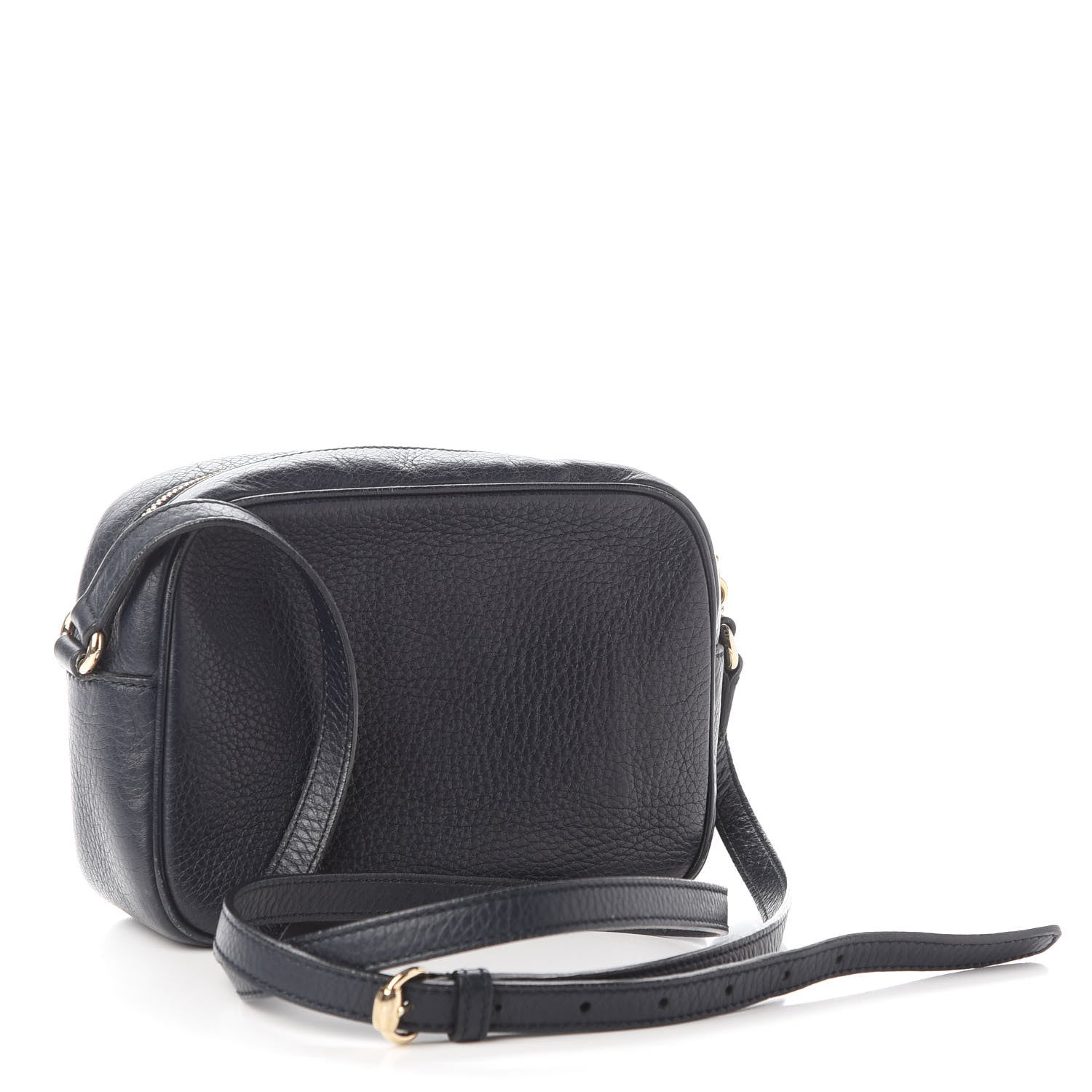 Gucci Pebbled Calfskin Small Soho Disco Bag Blue 3 of 12