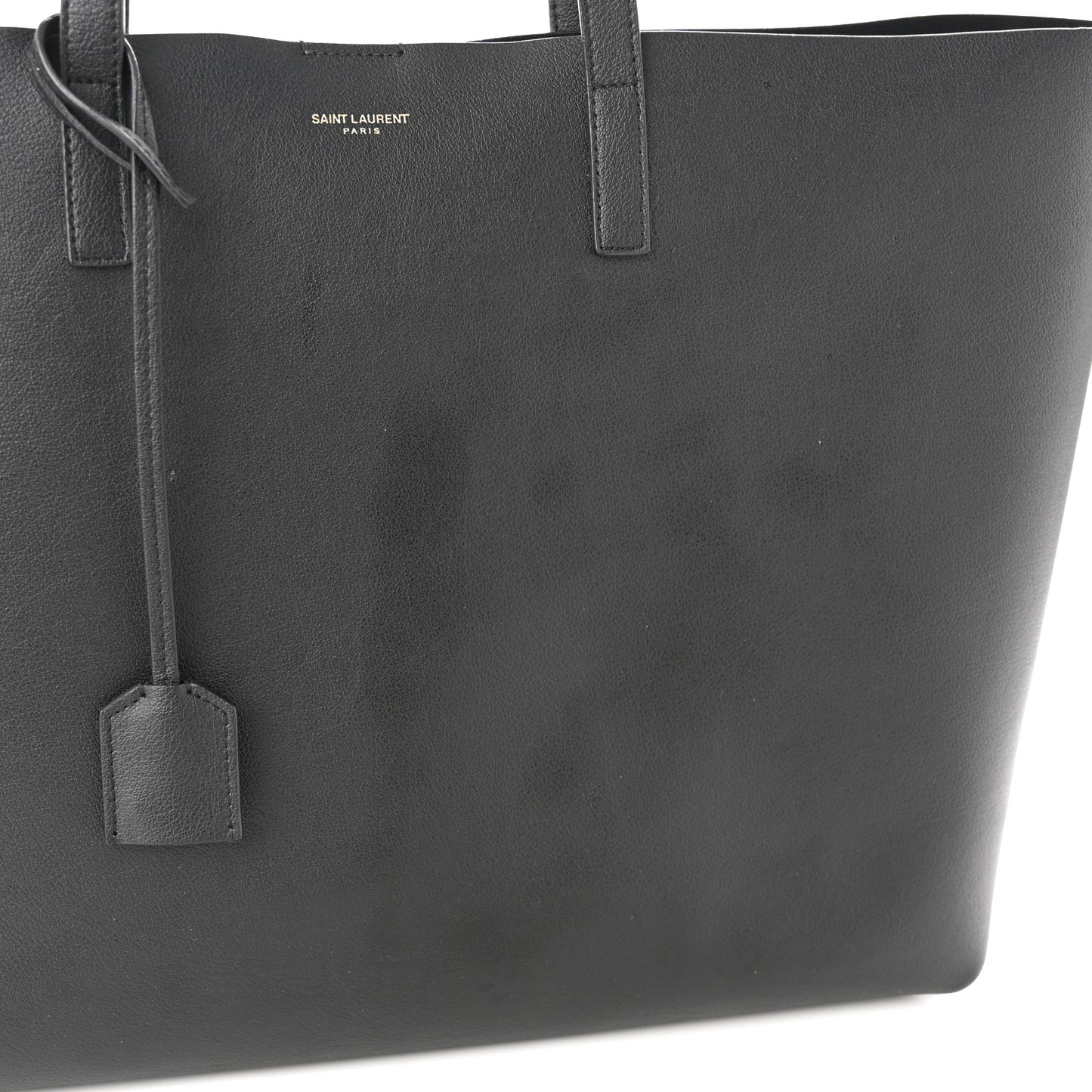 Calfskin Large Shopping Tote Black