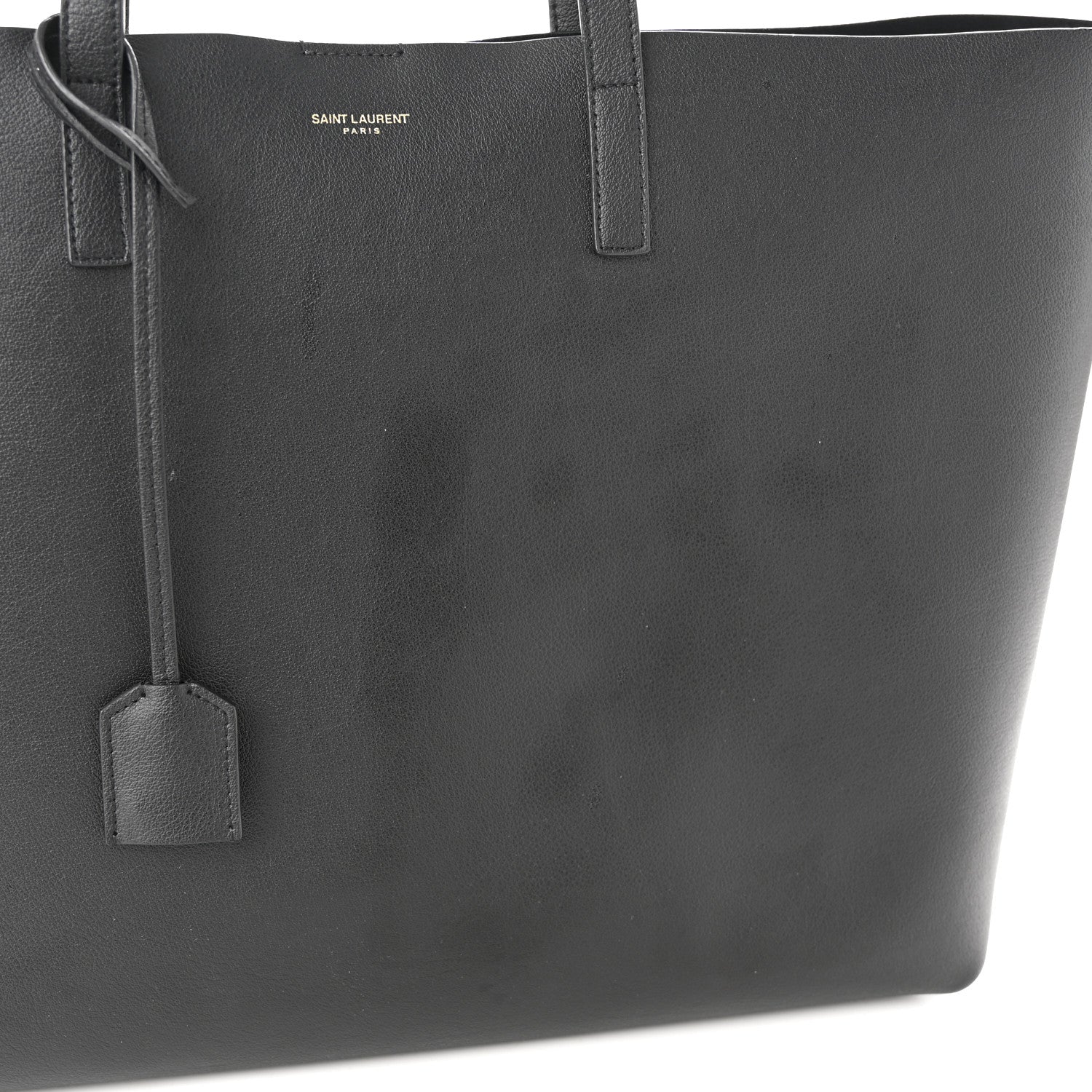 Saint Laurent Calfskin Large Shopping Tote Black 14 of 16