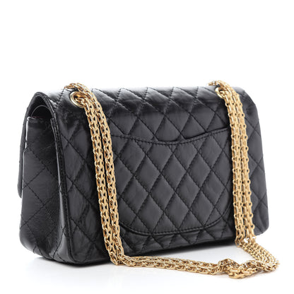 Chanel Aged Calfskin Lucky Charms 2.55 Reissue 225 Flap Black 3 of 10