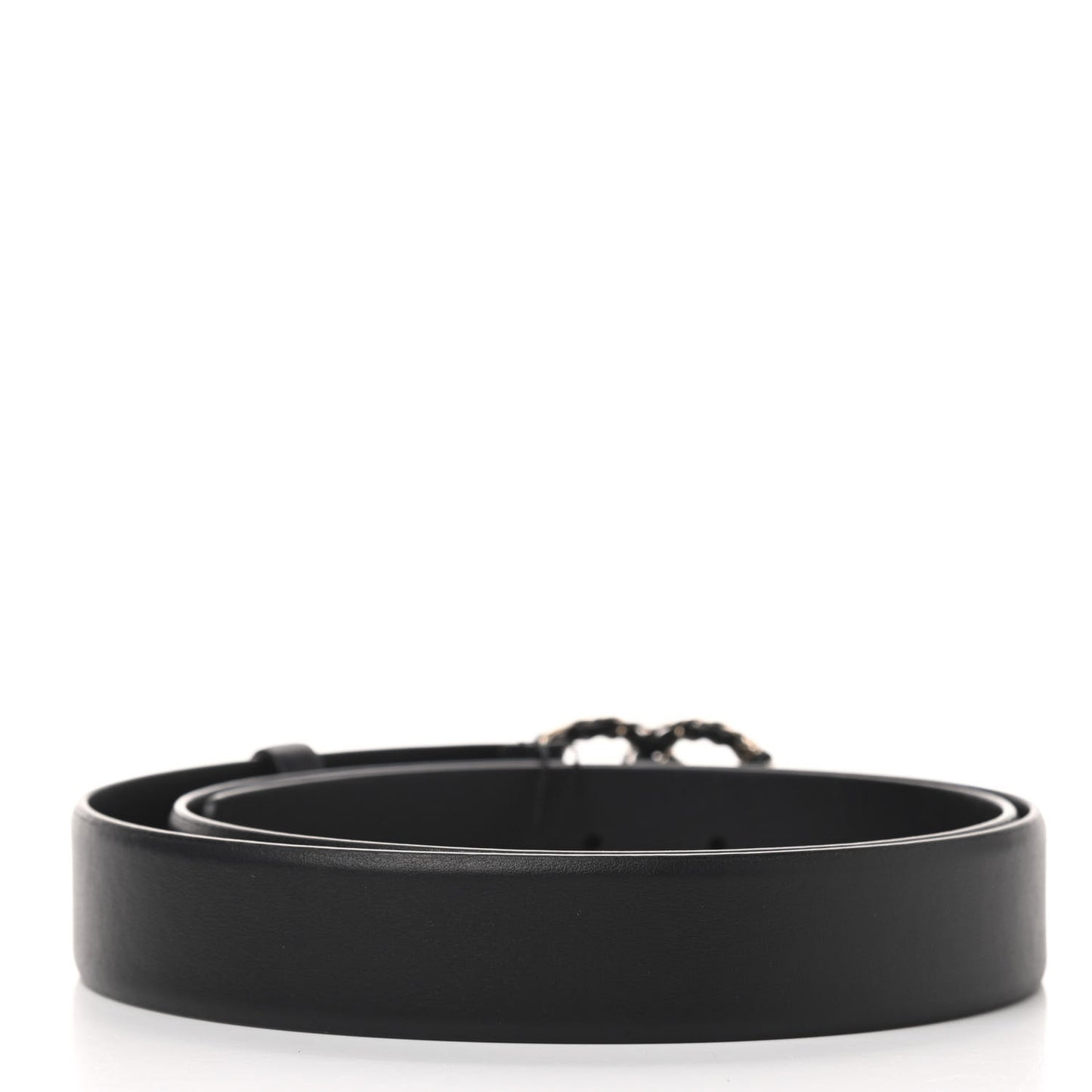 Lambskin CC Chain Belt 95 38 Black