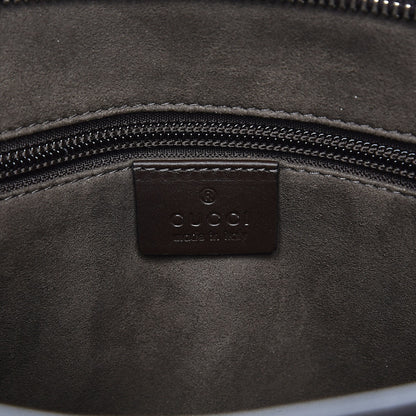 Gucci GG Supreme Monogram Small Zippered Tote Dark Brown 7 of 9