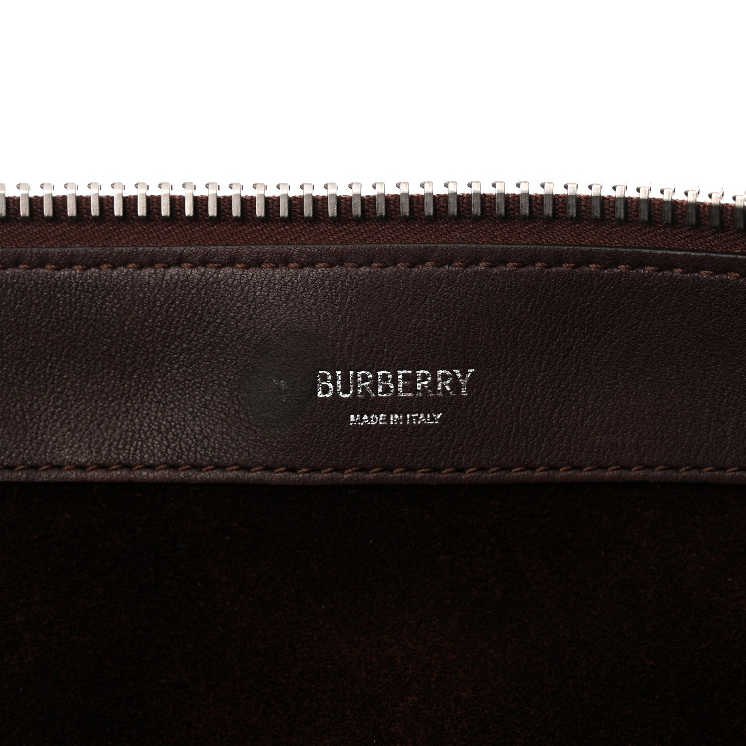 Burberry Suede Large Knight Bag Cocoa 6 of 10