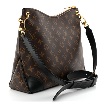 Louis Vuitton Monogram Odeon MM Black 3 of 9
