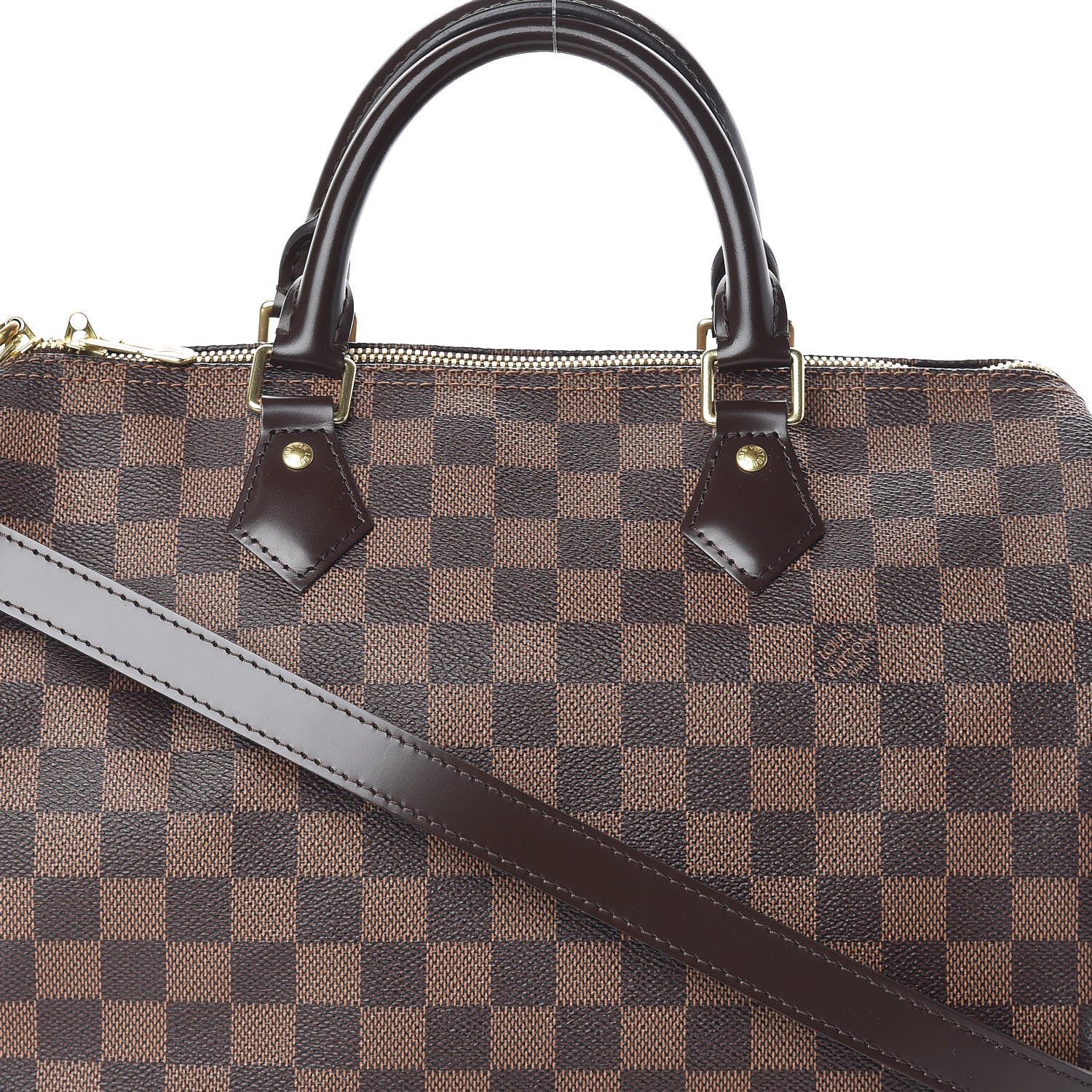 Louis Vuitton Damier Ebene Speedy Bandouliere 30 8 of 10