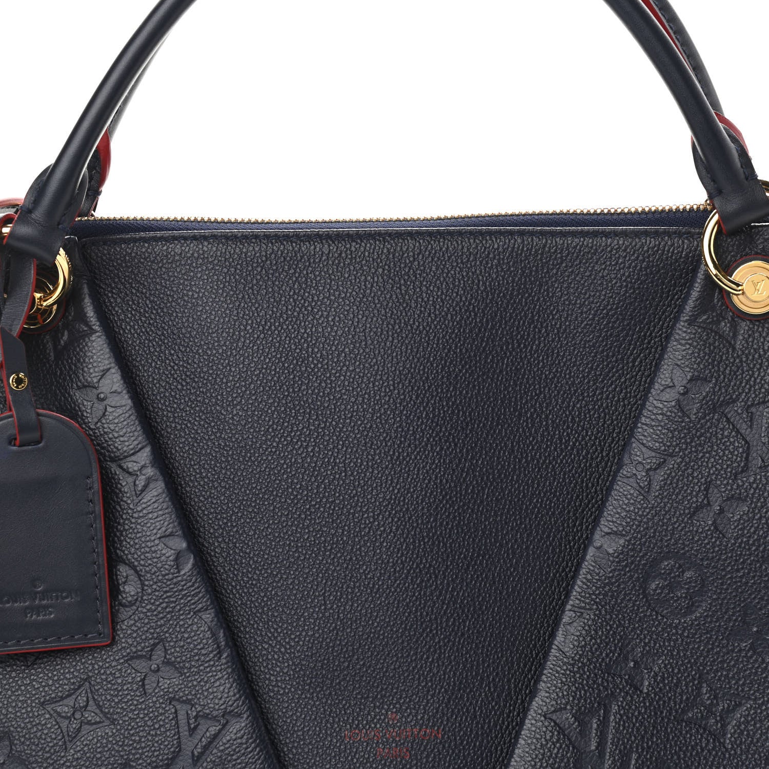 Louis Vuitton Empreinte V Tote MM Marine Rouge 8 of 13