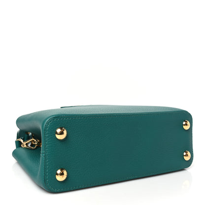 Louis Vuitton Taurillon Capucines BB Emerald 4 of 9