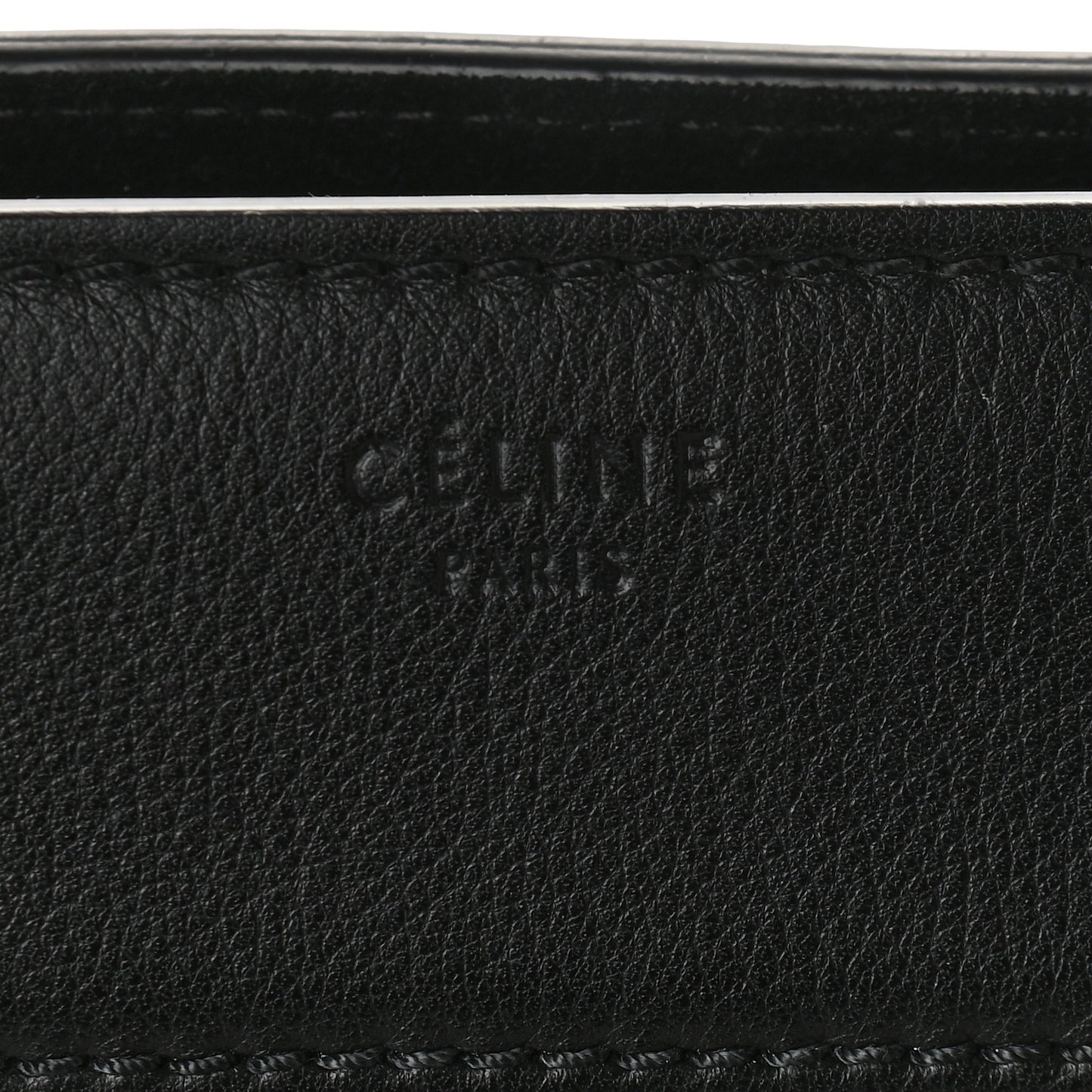 Supple Calfskin Large Phantom Luggage Black