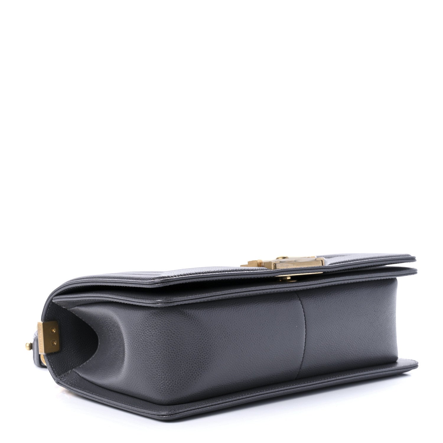 Chanel Caviar Quilted Medium Boy Flap Grey 4 of 9