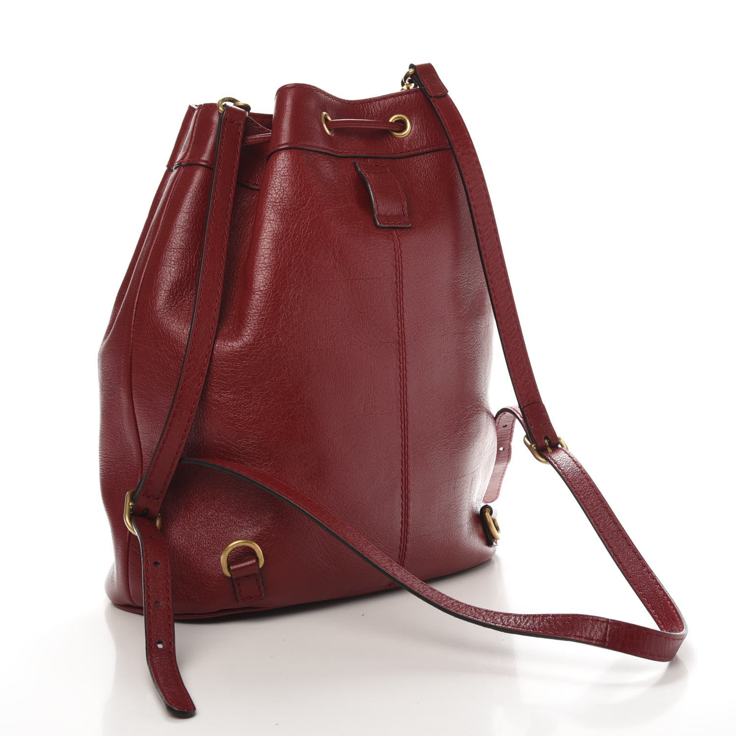 Piuma Lux Energy Medium Re(Belle) Convertible Bucket Bag Hibiscus Red