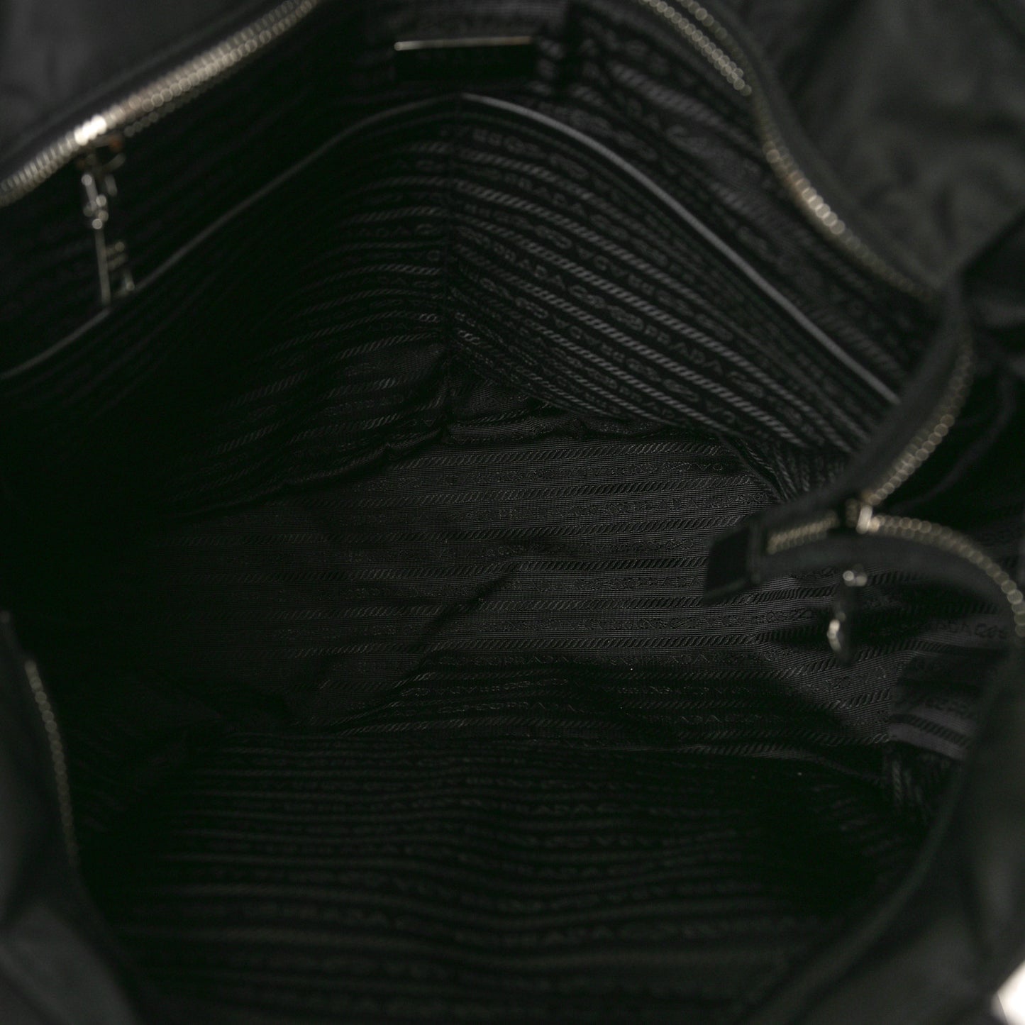 Nylon Vela Baby Bag Black