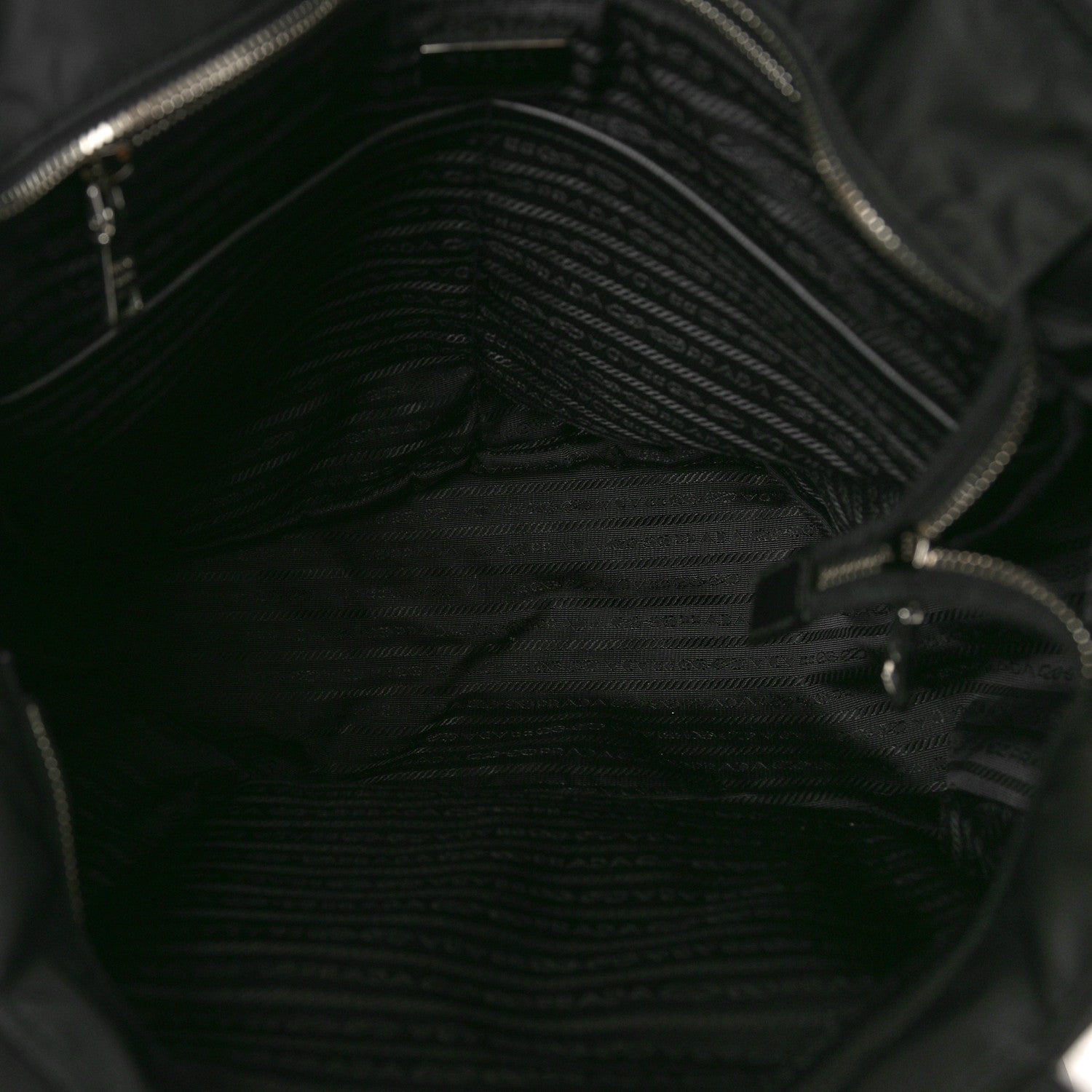 Prada Nylon Vela Baby Bag Black 6 of 12