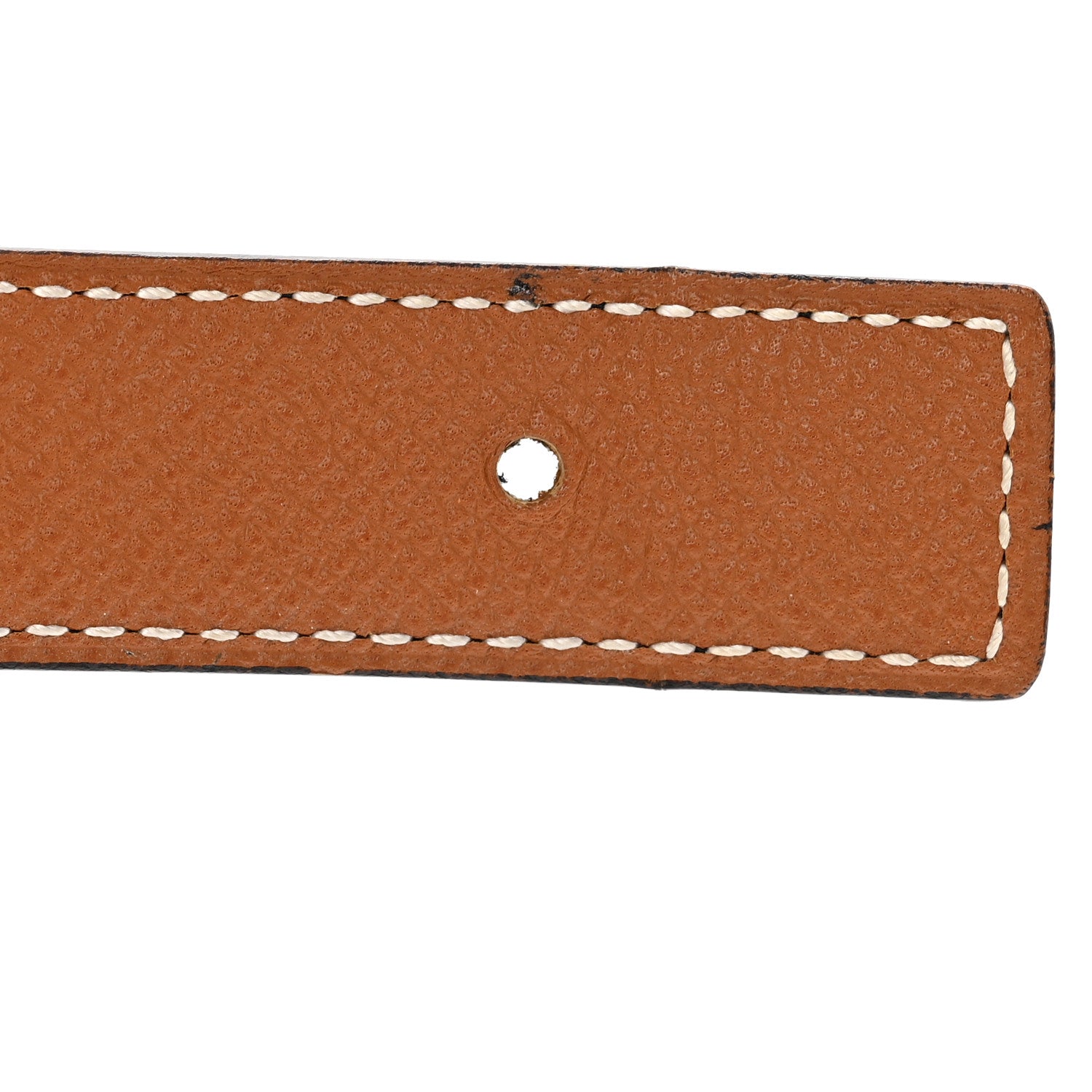 Hermes Swift Epsom 24mm Belt Strap 85/34 Black Gold 3 of 7