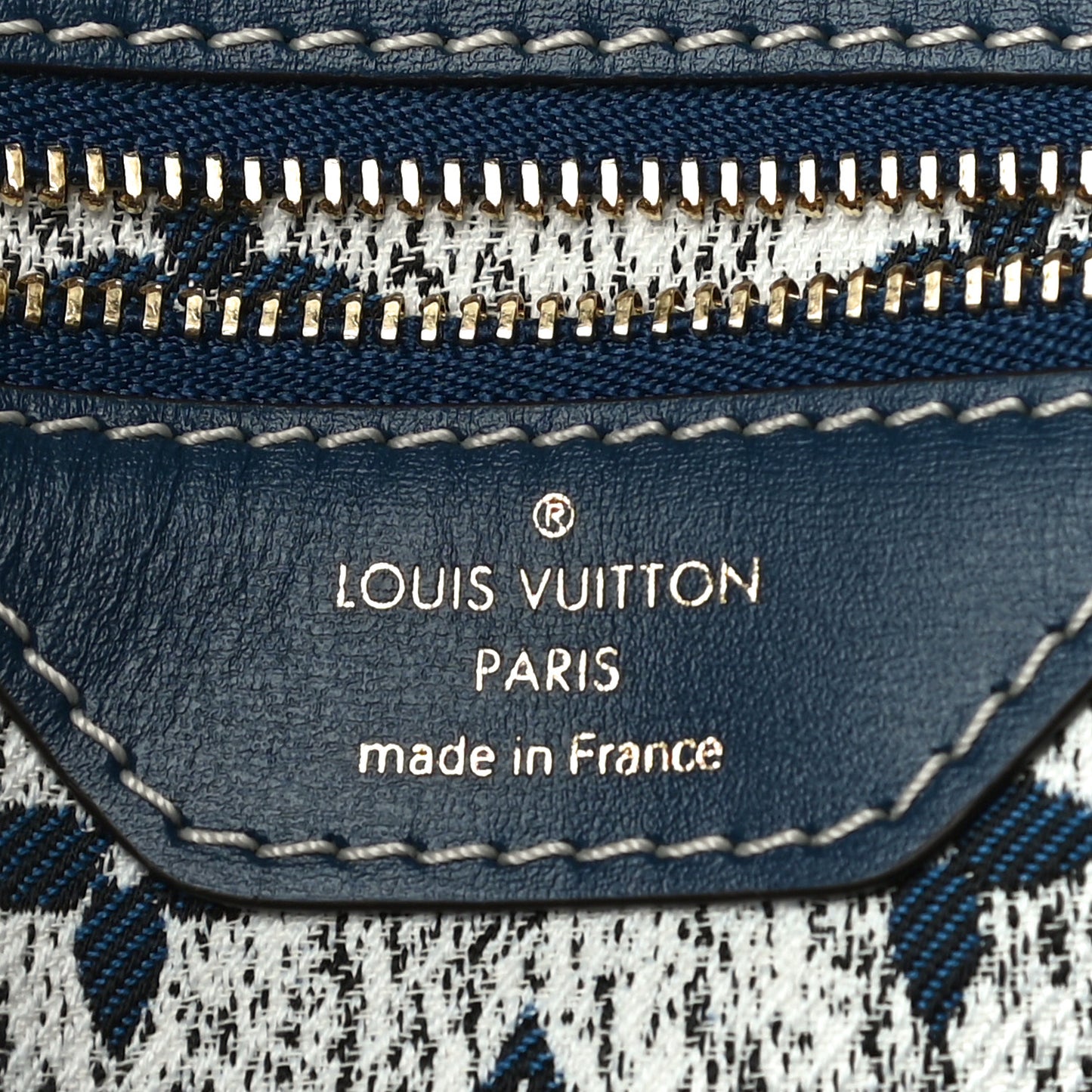 Monogram Jacquard Denim Speedy Bandouliere 25 Bleu