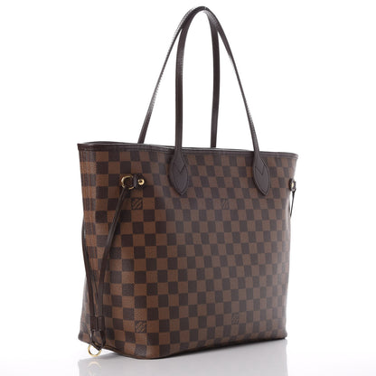 Louis Vuitton Damier Ebene Neo Neverfull MM Rose Ballerine 3 of 11
