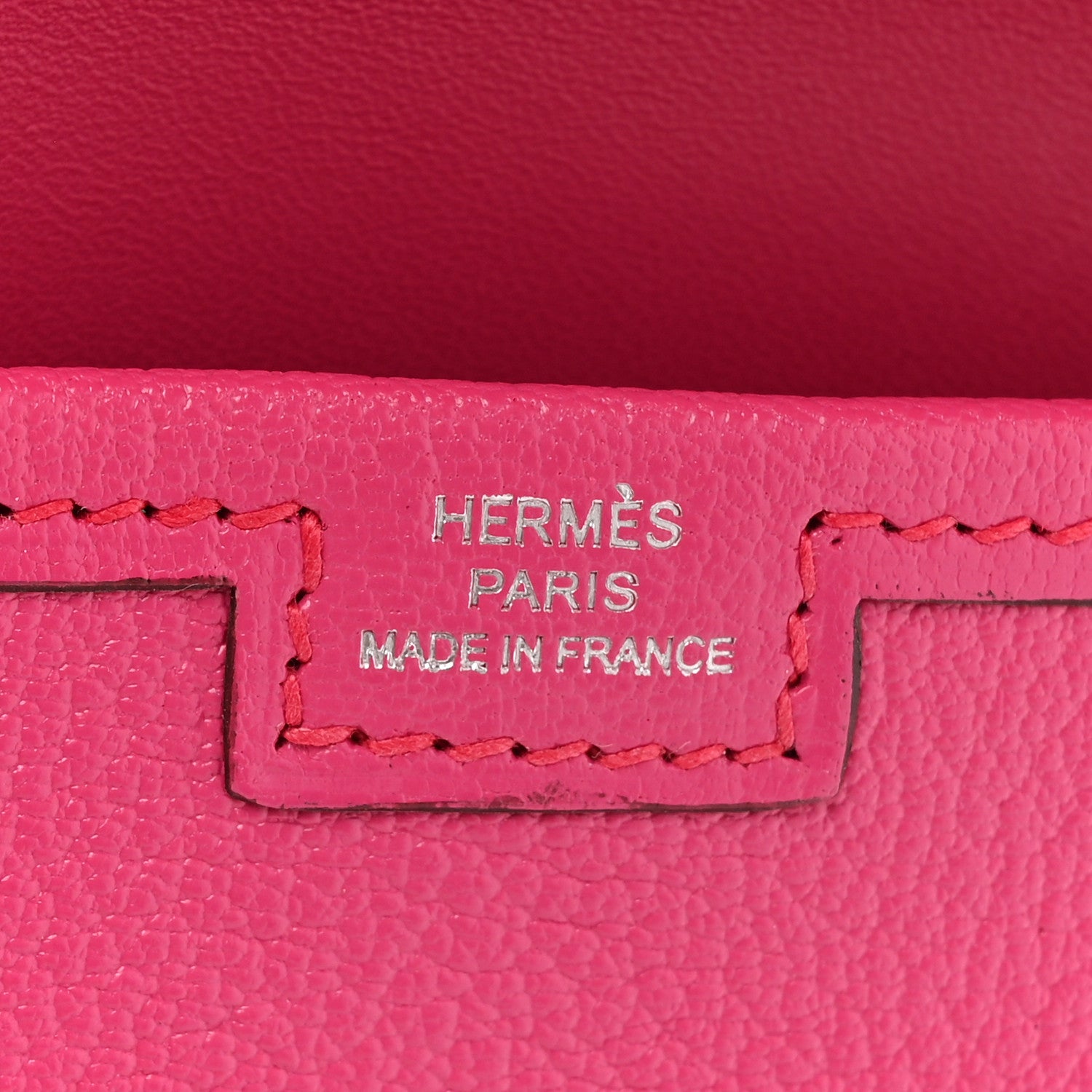 Hermes Chevre Mysore Jige Elan 29 Clutch Rose Shocking 6 of 10