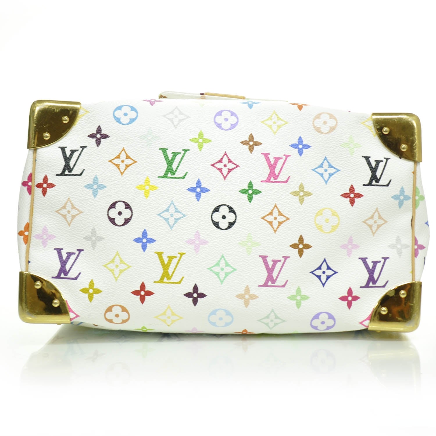 Louis Vuitton Monogram Multicolor Speedy 30 White 5 of 9