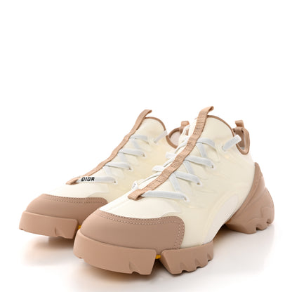 Christian Dior Neoprene Rubber Womens D-Connect Sneakers 39 White Beige 3 of 11