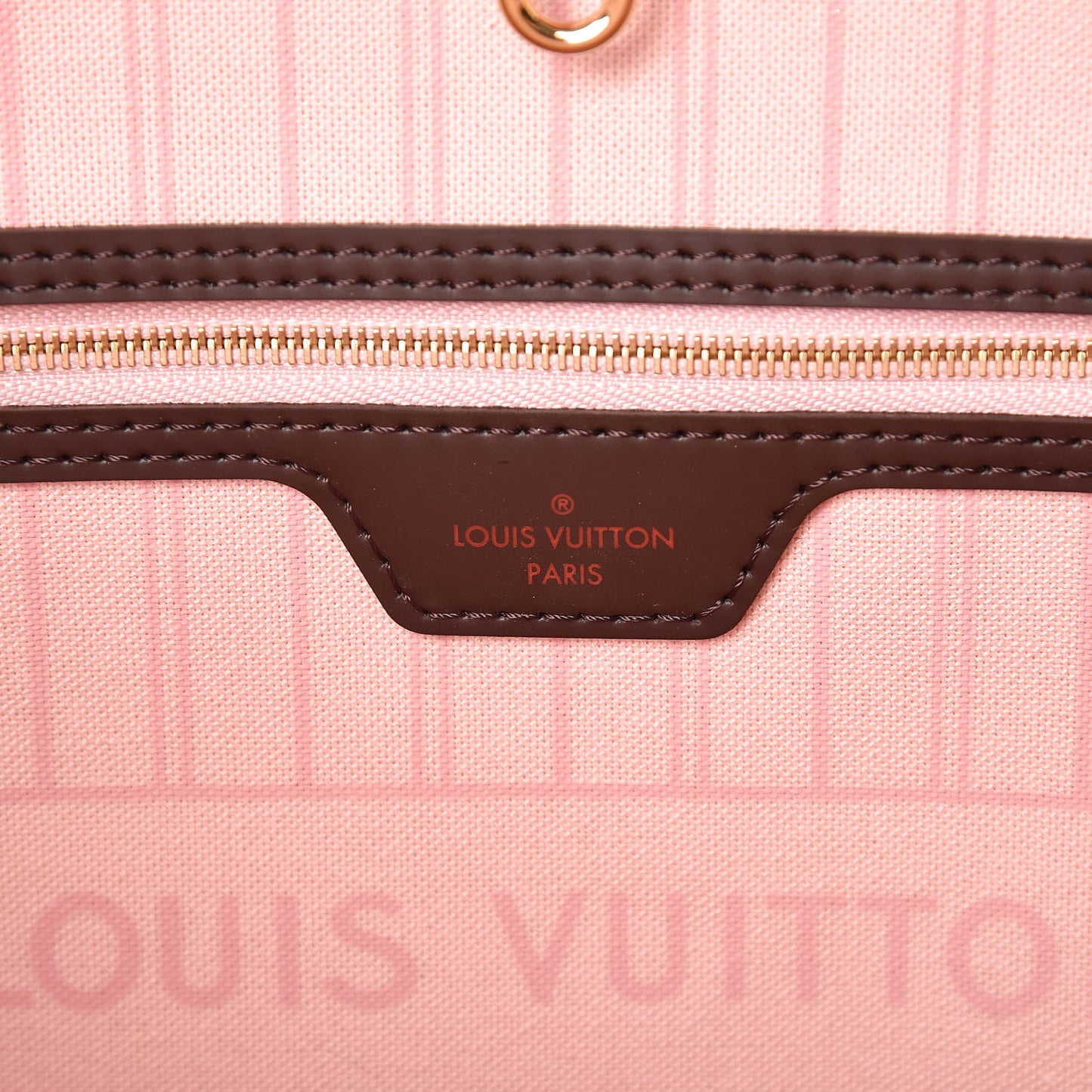 Damier Ebene Neo Neverfull MM Rose Ballerine