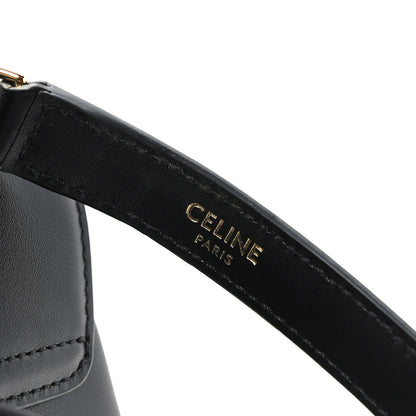 Celine Satinated Calfskin Mini 16 Top Handle Bag Black 8 of 11