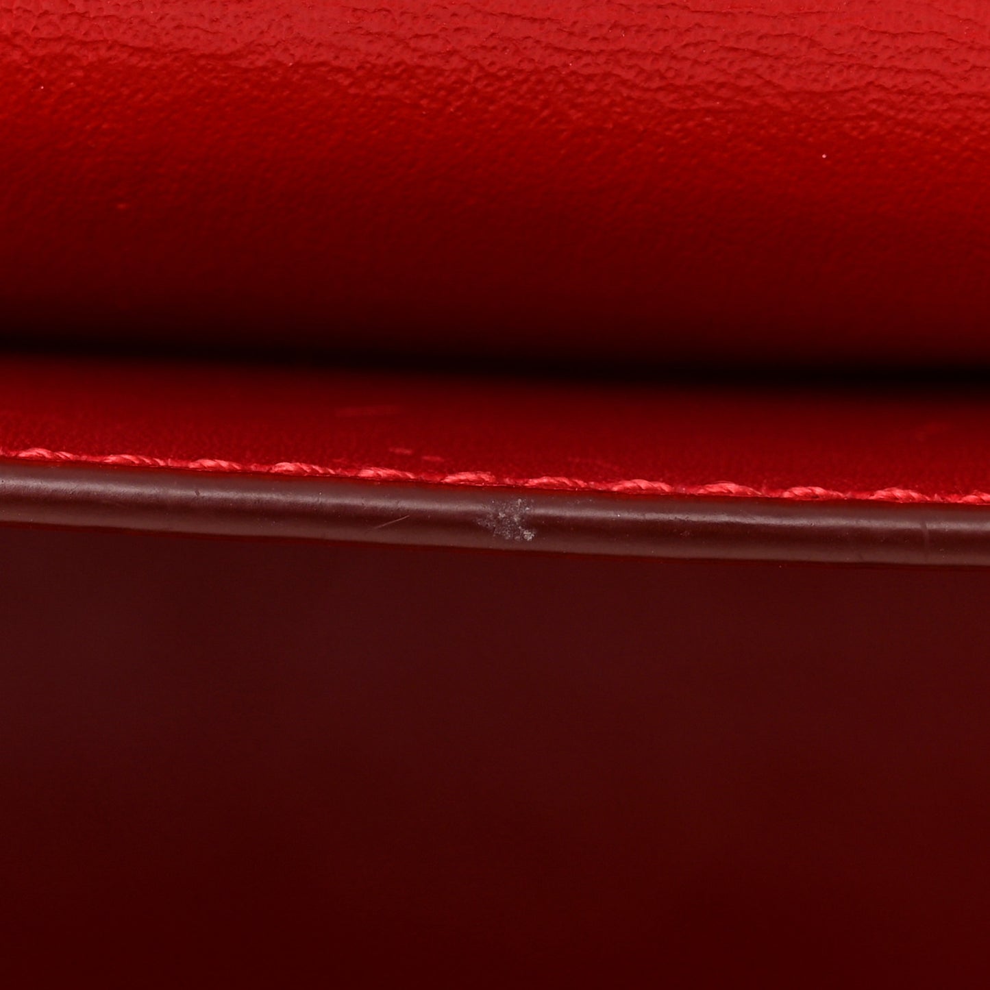Calfskin Abbey Crossbody Shoulder Bag Red