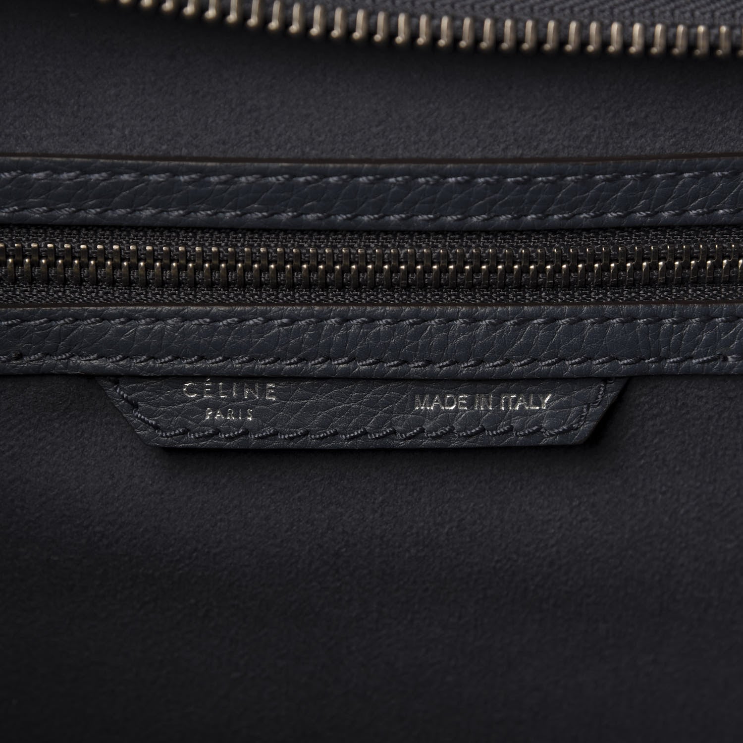 Celine Drummed Calfskin Mini Luggage Orage 8 of 10