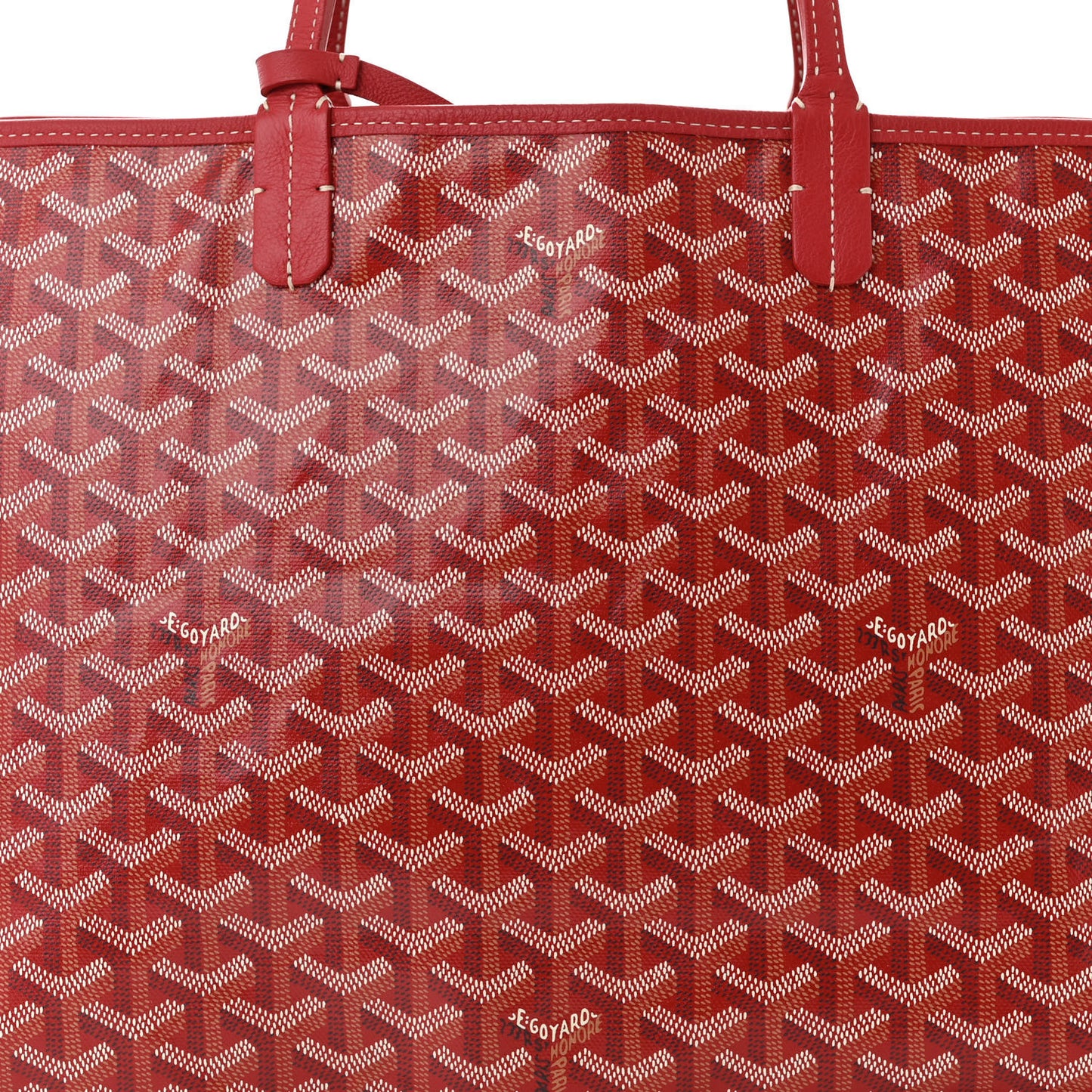 Goyardine Reversible Anjou PM Red