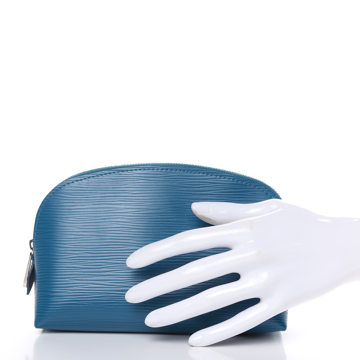 Louis Vuitton Epi Cosmetic Pouch Cyan 2 of 10