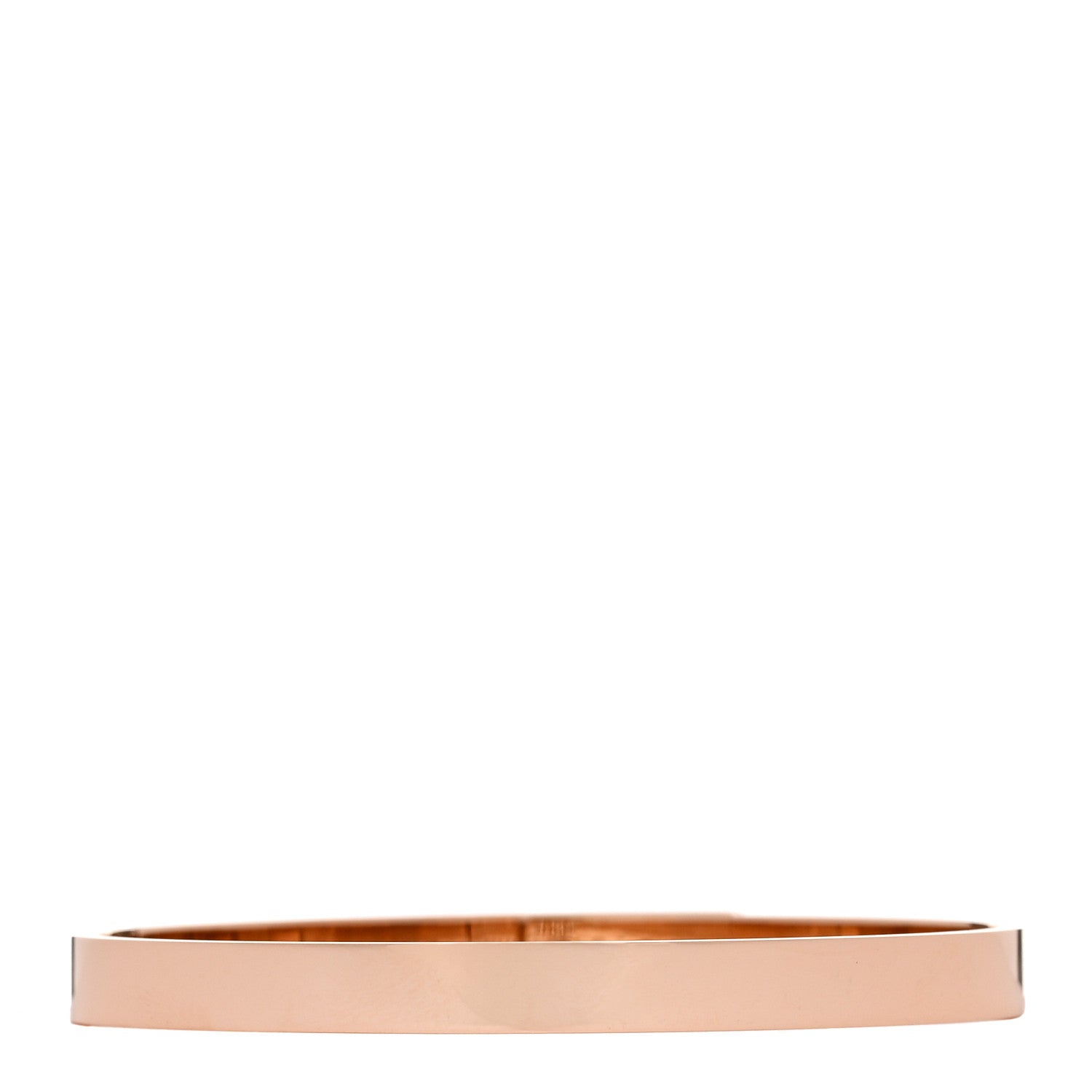 Hermes 18K Rose Gold Diamond PM Kelly Pave Bracelet ST 2 of 4