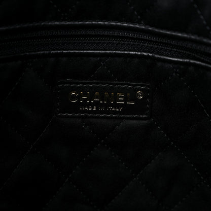Chanel Shiny Calfskin Quilted Chanel 22 Black 7 of 10