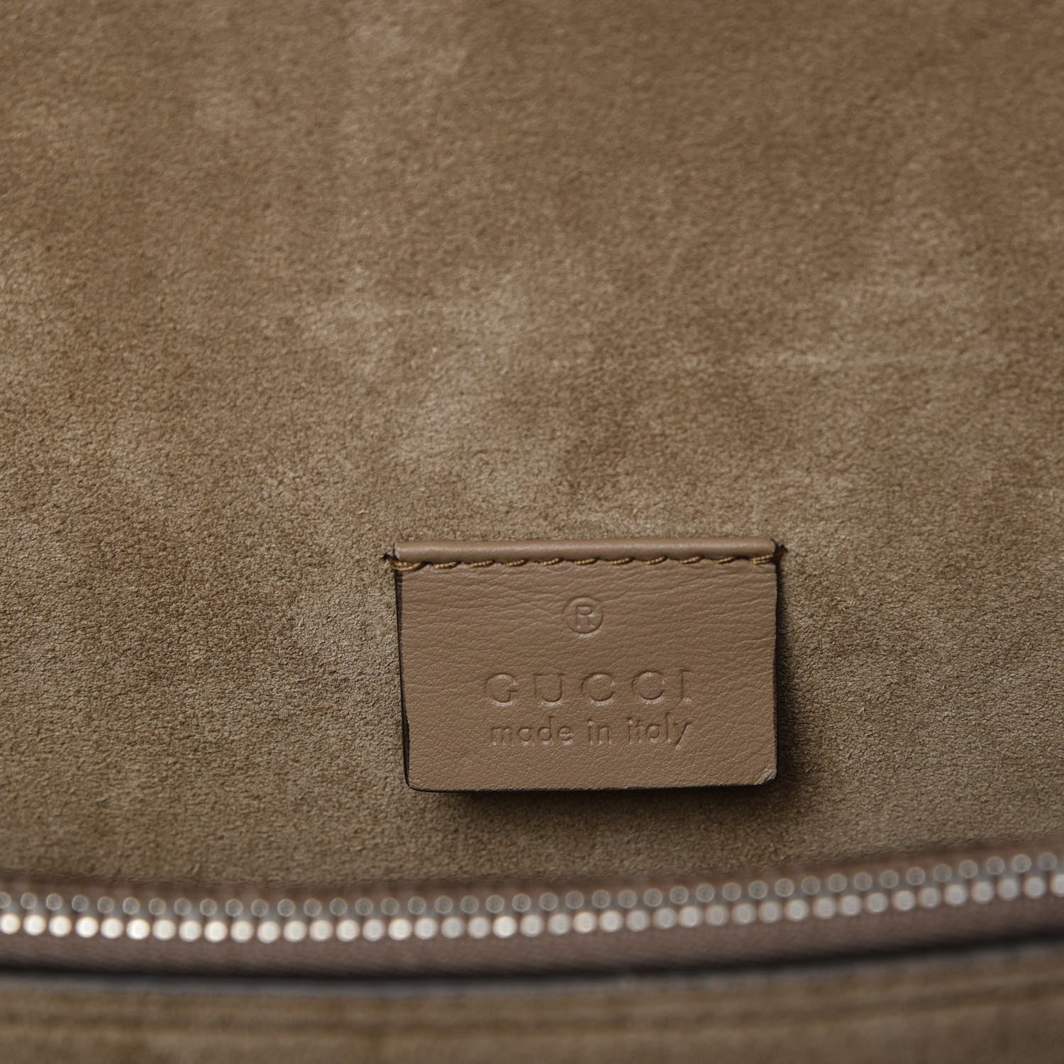 Gucci GG Supreme Monogram Medium Dionysus Shoulder Bag Taupe 8 of 9