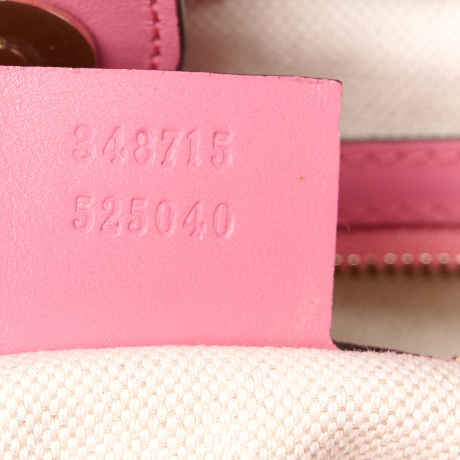 Gucci Denim Calfskin Denim Tote Pink 8 of 14