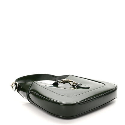 Gucci Glossed Calfskin Small Jackie Shoulder Bag Forest Green 4 of 10