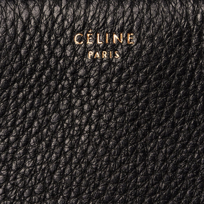 Celine Grained Calfskin Medium Edge Shoulder Bag Black 7 of 12