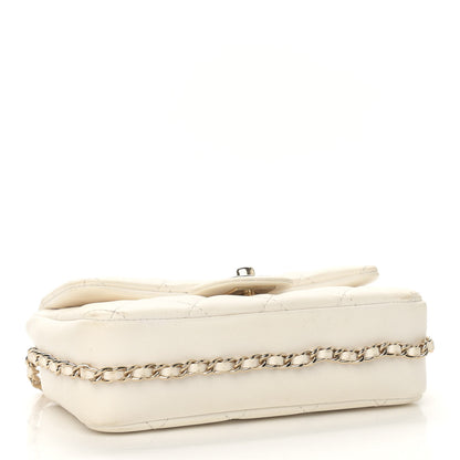 Chanel Lambskin Quilted Mini My Precious Flap White 4 of 17