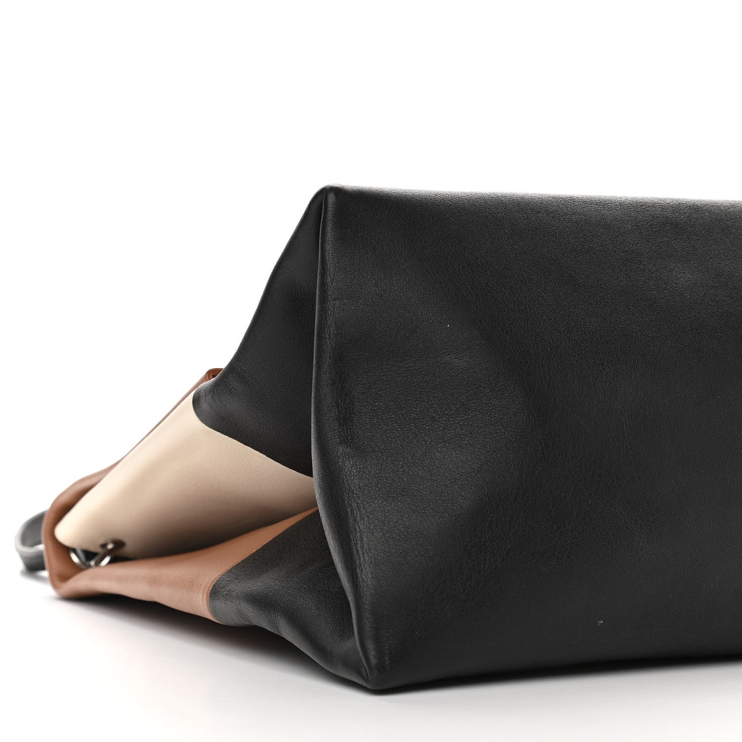 Calfskin All Soft Shoulder Bag Tan