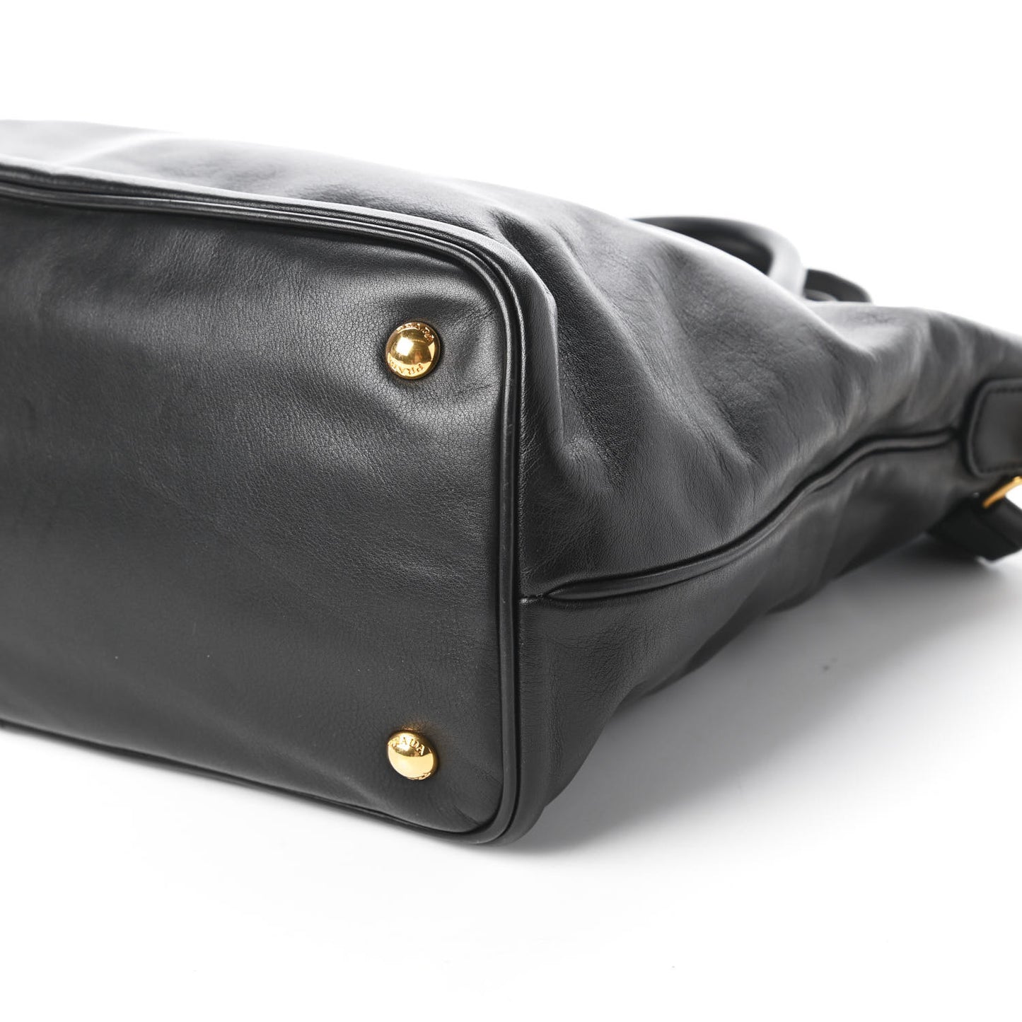 Soft Calfskin Shopping Tote Black
