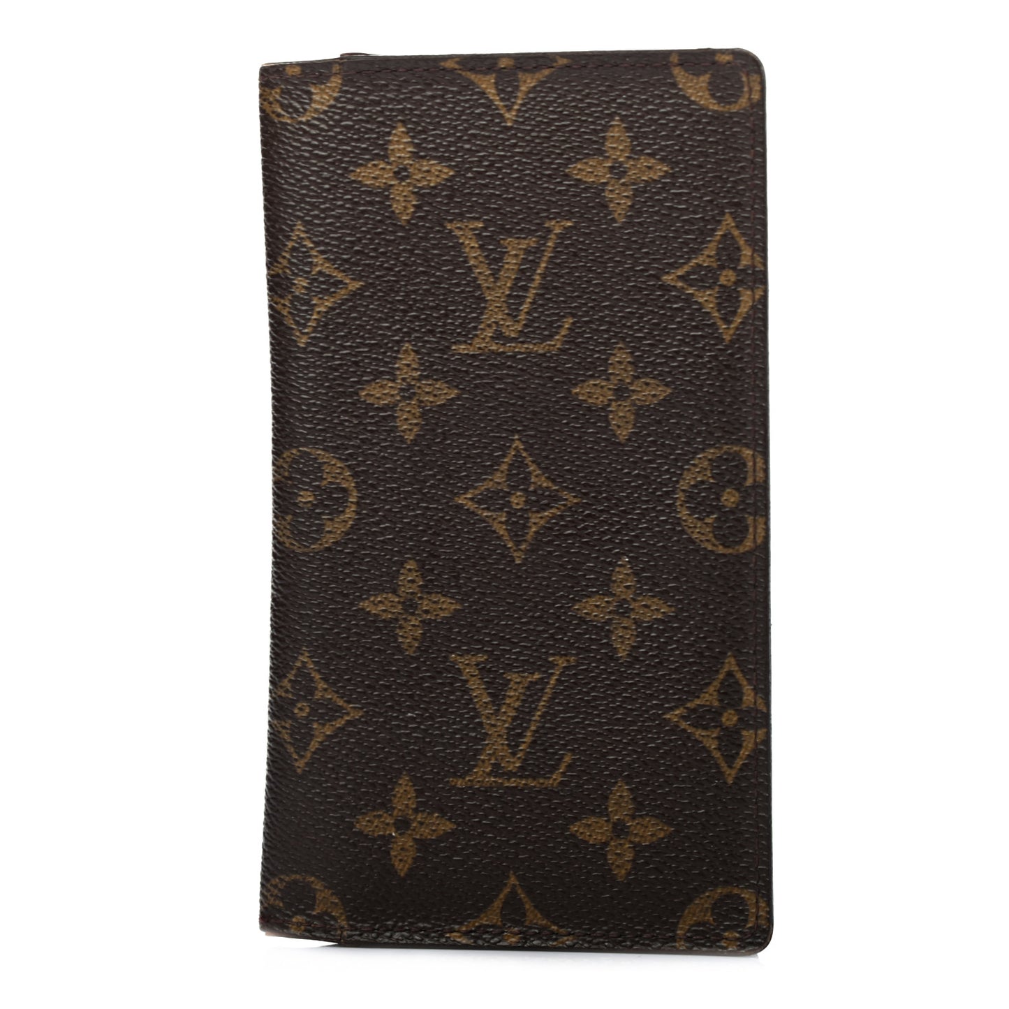 Monogram Checkbook Holder Case Wallet