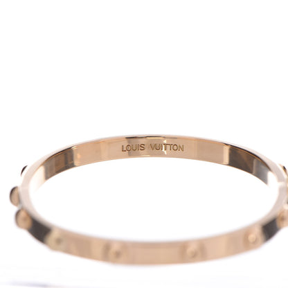 Louis Vuitton 18K Yellow Gold Diamond Clous Bracelet 17 7 of 7
