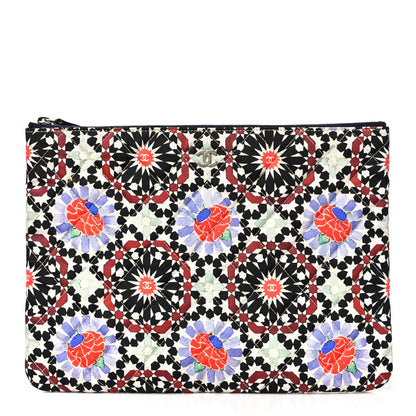 Chanel Coated Canvas Paris Dubai Medium Cosmetic Case Multicolor 1 of 10