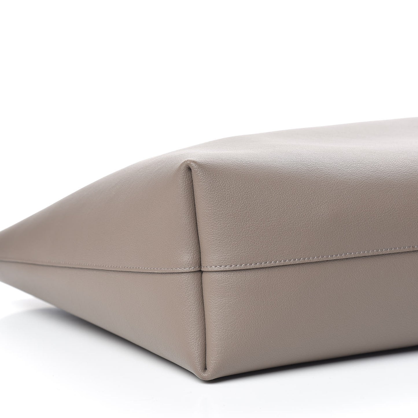 Calfskin Large Shopping Tote Taupe