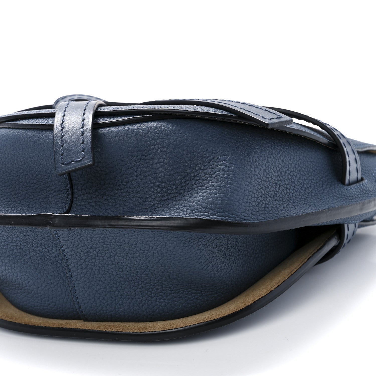 Loewe Grained Calfskin Small Gate Crossbody Bag Steel Blue 9 of 9