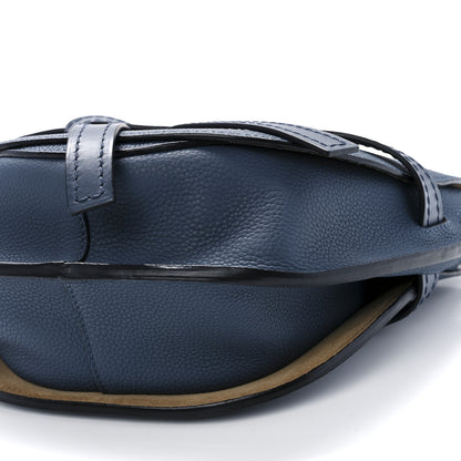 Loewe Grained Calfskin Small Gate Crossbody Bag Steel Blue 9 of 9