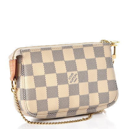 Louis Vuitton Damier Azur Mini Pochette Accessories 3 of 10