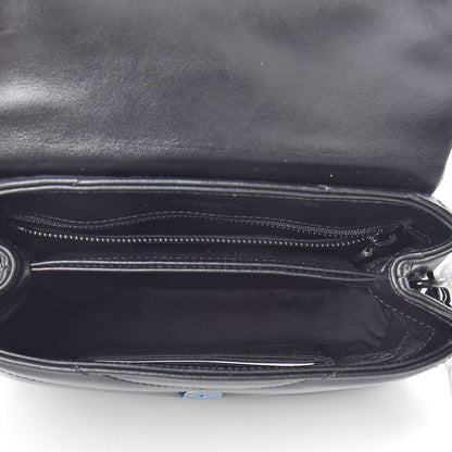 Saint Laurent Calfskin Y Quilted Monogram Toy Loulou Crossbody Bag Black 5 of 11