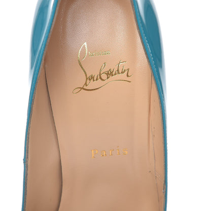 Christian Louboutin Patent Bianca 140 Pumps 39.5 Caraibes 9 of 13