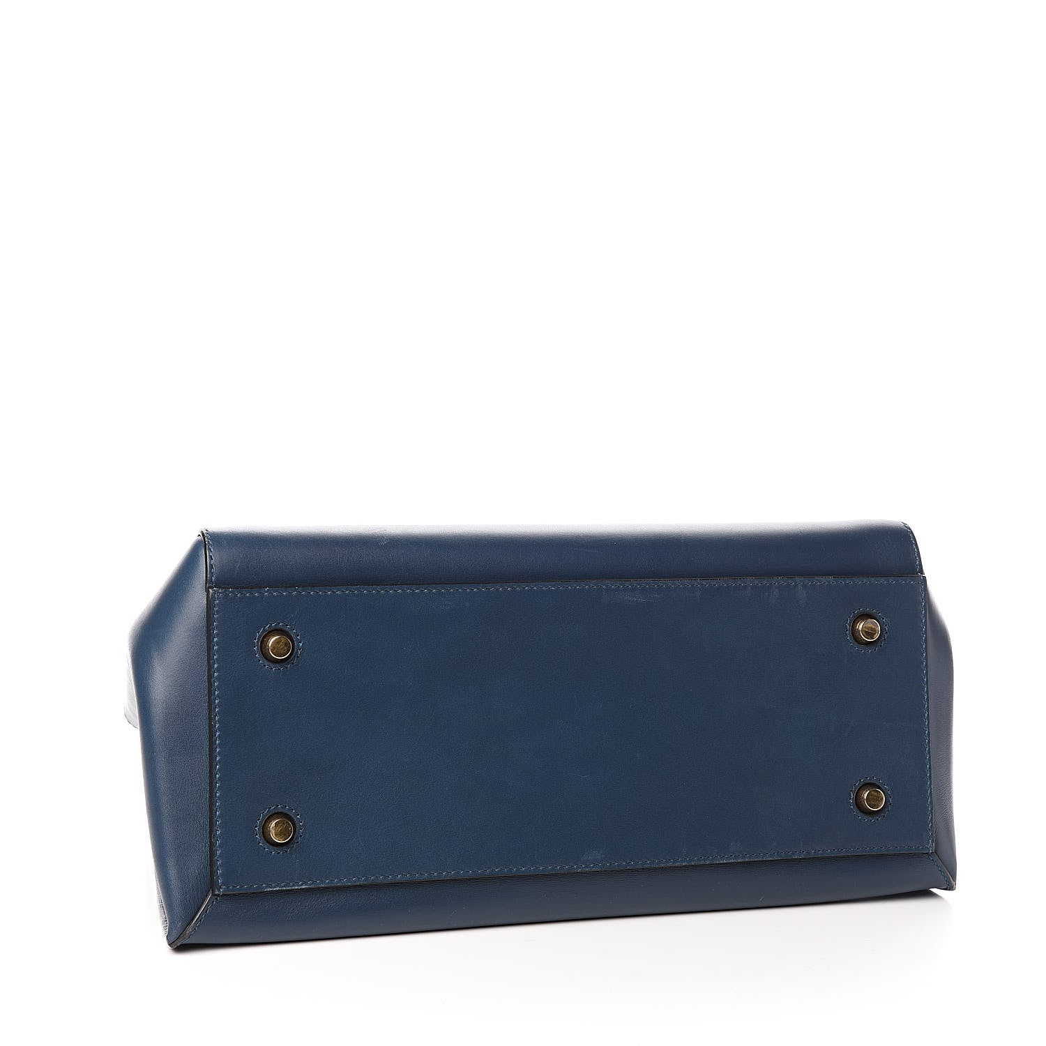 Celine Smooth Calfskin Medium Edge Shoulder Bag Deepsea 4 of 16