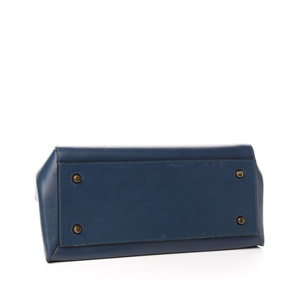 Celine Smooth Calfskin Medium Edge Shoulder Bag Deepsea 4 of 16