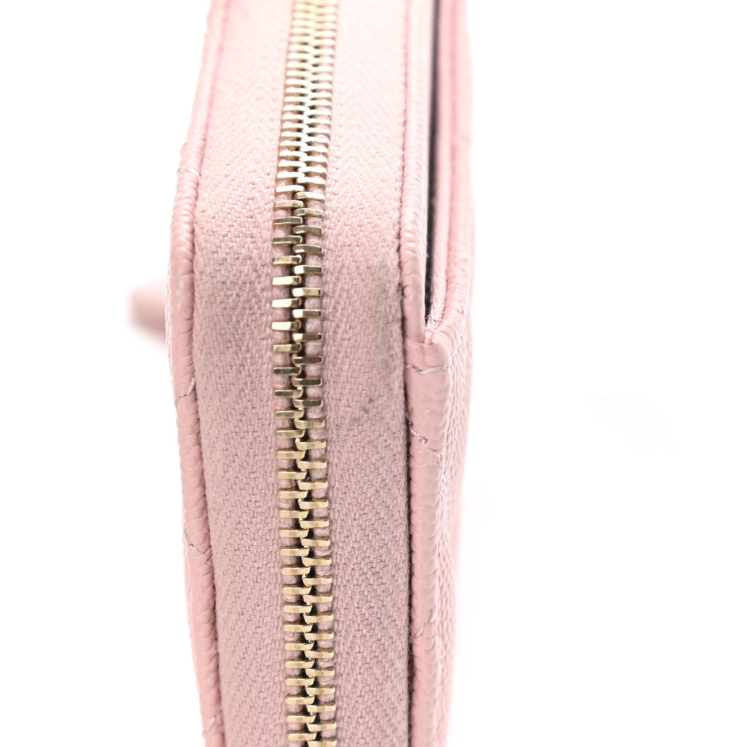 Chanel Caviar Quilted Zip Coin Purse Light Pink 8 of 9