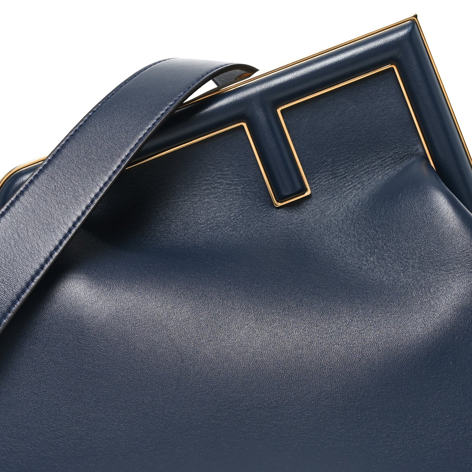 Fendi Shiny Nappa Medium Fendi First Dark Blue 8 of 10